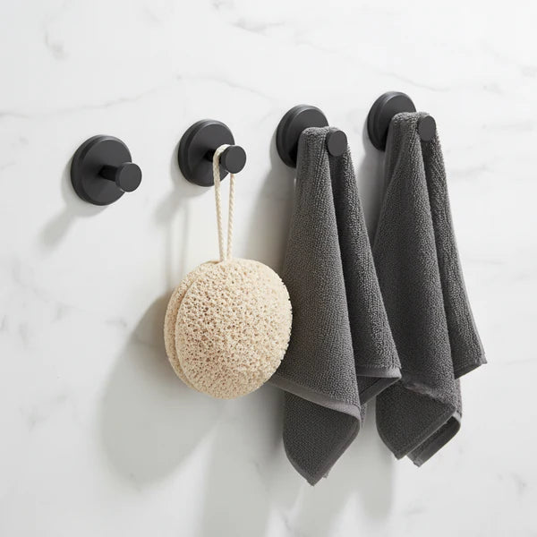 Crochet à ventouse Noir