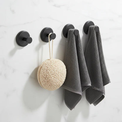 Crochet à ventouse Noir